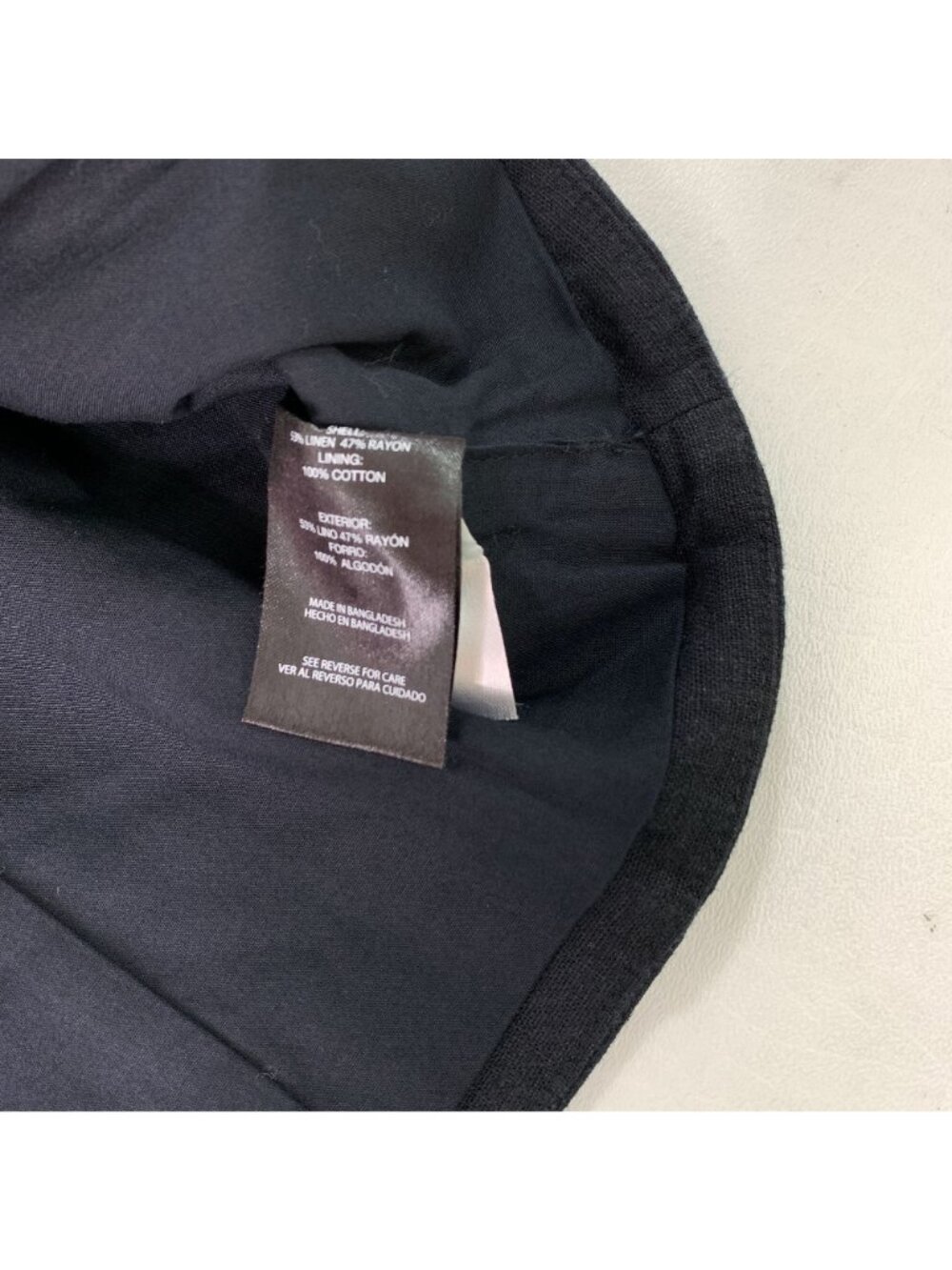 Express Women's Vest XL Classic Fit V-Neck Button Up Linen Vest Black Size XL - Picture 4 of 7
